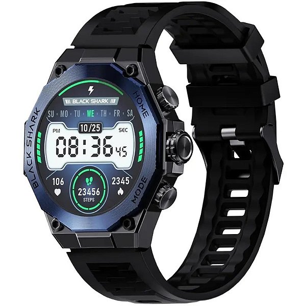 Smartwatch Black Shark S1 Pro - Edição Azul com Recursos Avançados