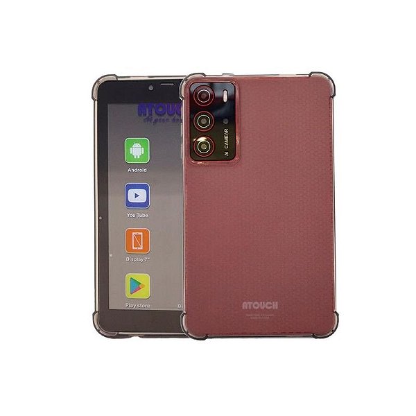 Tablet Atouch Apad 7 Android 13, 256GB, 8GB RAM - Vermelho