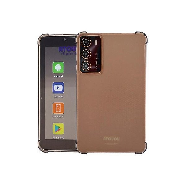 Tablet Atouch Apad - 256GB, 8GB RAM, Android 13, Tela de 7 - Ouro