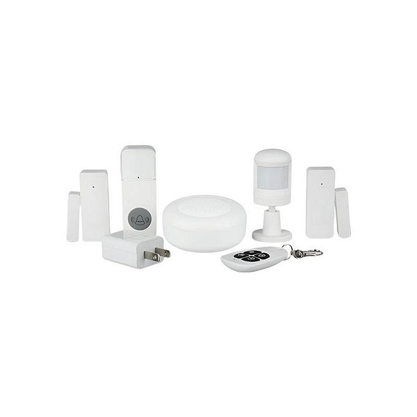 Sistema de Segurança Residencial Moes WSS-JM-S01 com Conexão Wifi e Integração Tuya