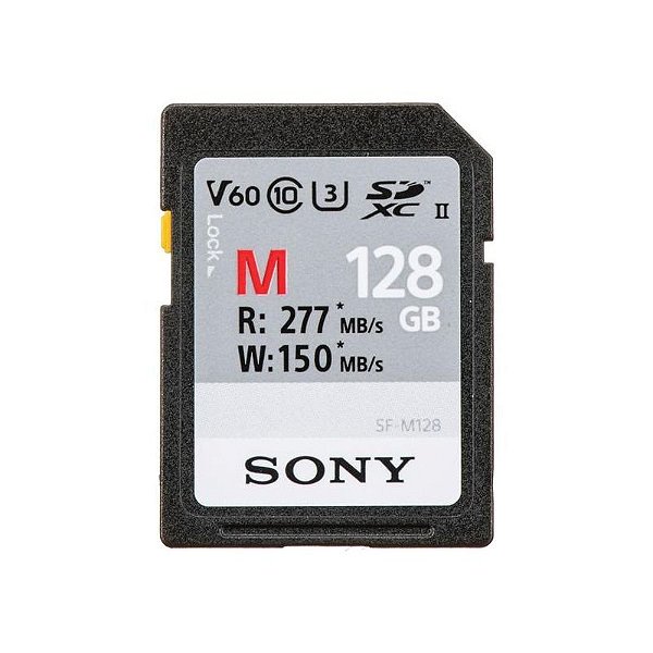 Cartão De Memória Sony 128Gb Série Tough Sf-M U3 277/150 Mb/S