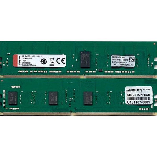 Memória RAM Kingston DDR4 8GB 2400MHz para Servidor Premier KSM24ES8 8ME