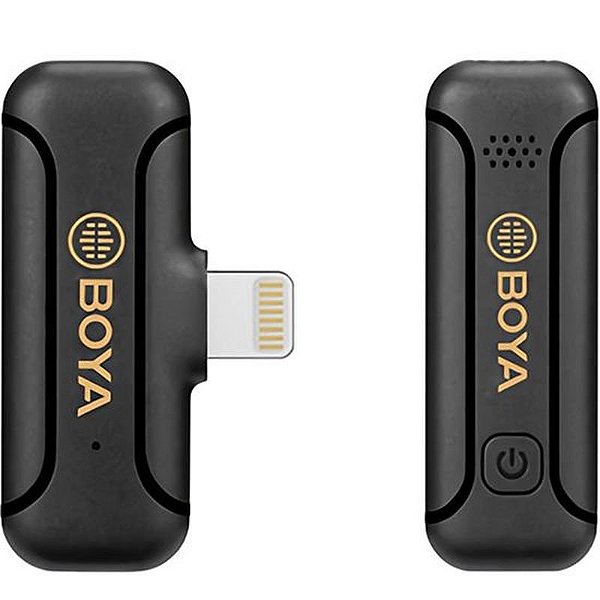Microfone Sem Fio Compacto Boya BY-WM3T2-D1 - Preto