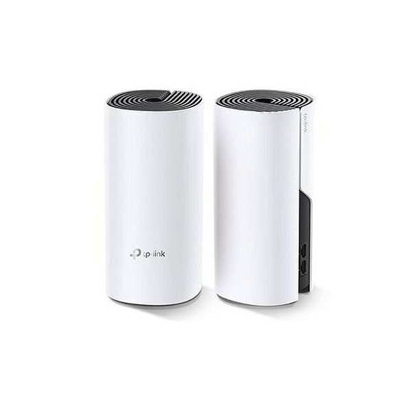 Roteador Wi-Fi Tp-Link Deco E4 Ac1200 - Pacote Com 2 Unidades Para Casa Inteira
