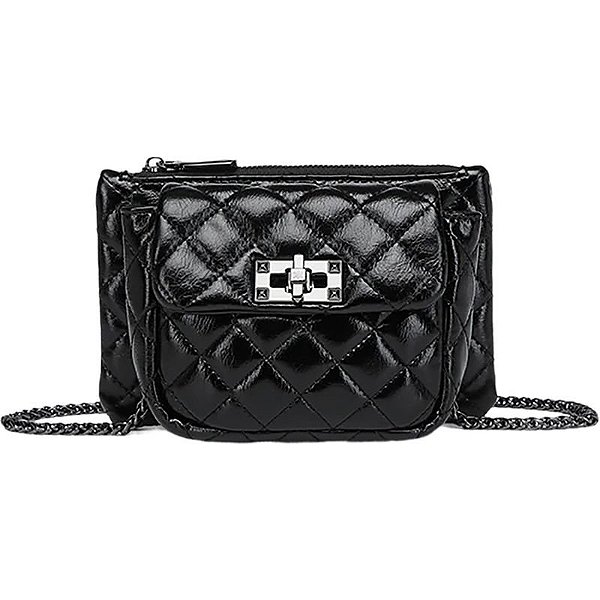 Bolsa Feminina Fiore P8002 - Moderna e Elegante na Cor Preta