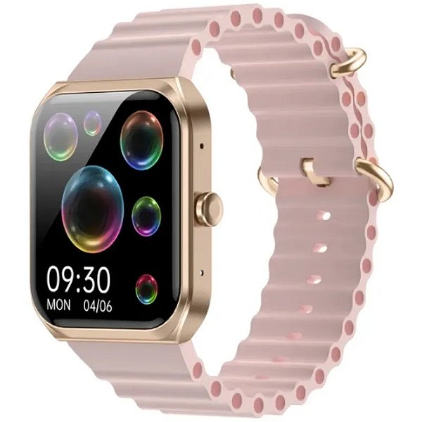 Relógio Inteligente Xinji Cobee C1 Pros - Rosa Elegante