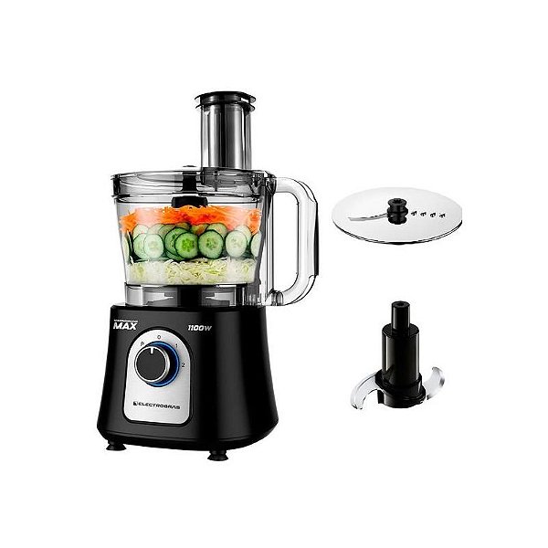 Processador de Alimentos Electrobras Max EBMP-1100 4 Em 1 - 1,5L 220V 50/60Hz