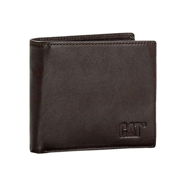 carteira de couro masculino Caterpillar Onyx 80602-81 - Marrom