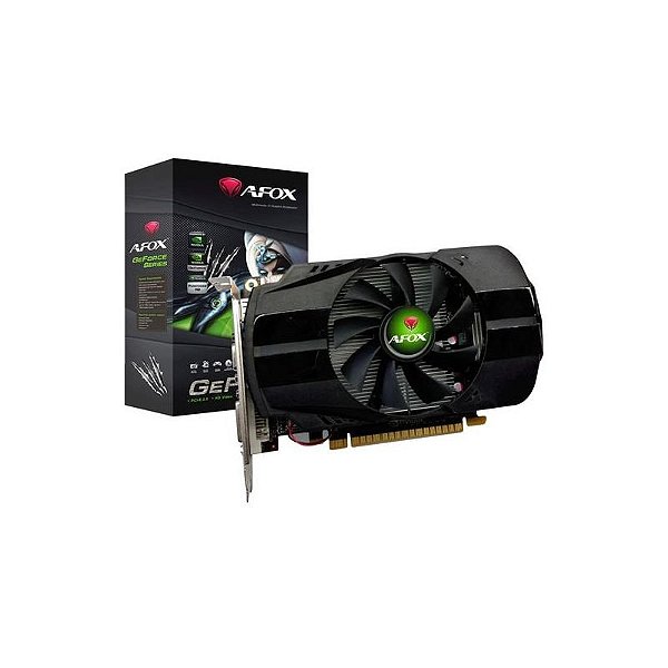 Placa de Vídeo Afox Nvidia GeForce GT-730 2GB DDR5 - Desempenho Confiável para Jogos