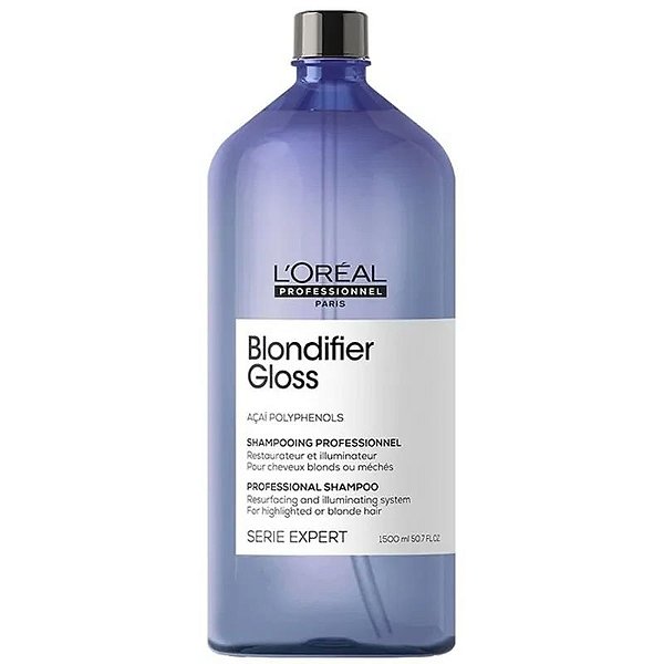 Shampoo L'Oréal Expert Blondifier Gloss - 1,5L para Cabelos Louros e Iluminados