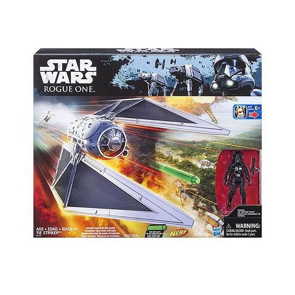 Lançador De Dardos Star Wars Hasbro Nave Tie Striker B7105