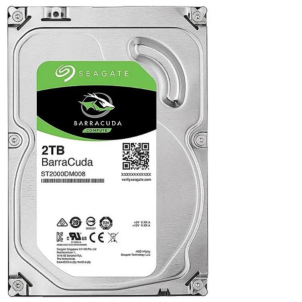 Disco Rígido Seagate Barracuda Sata 2Tb St2000Dm008 Para Computador Desktop