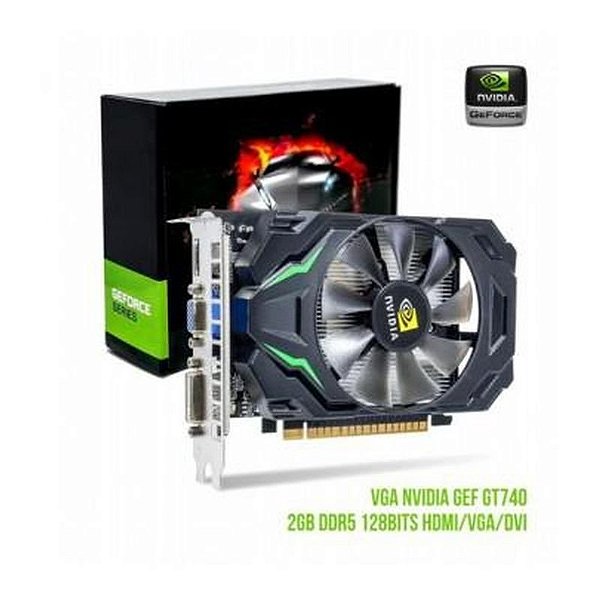 Placa Gráfica 2Gb Gt740 Ddr5 128Bits Hdmi/Vga/Dvi
