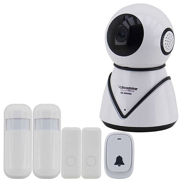 Câmera De Vigilância Ip Roadstar Smart Home Line Rs-1000Sh Wireless