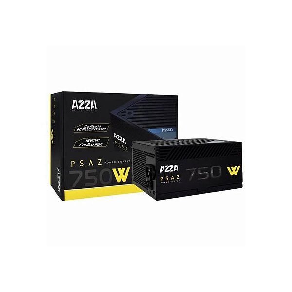 Fonte De Alimentação Azza Psaz 750W Atx Nao Modular 80 Plus Bronze