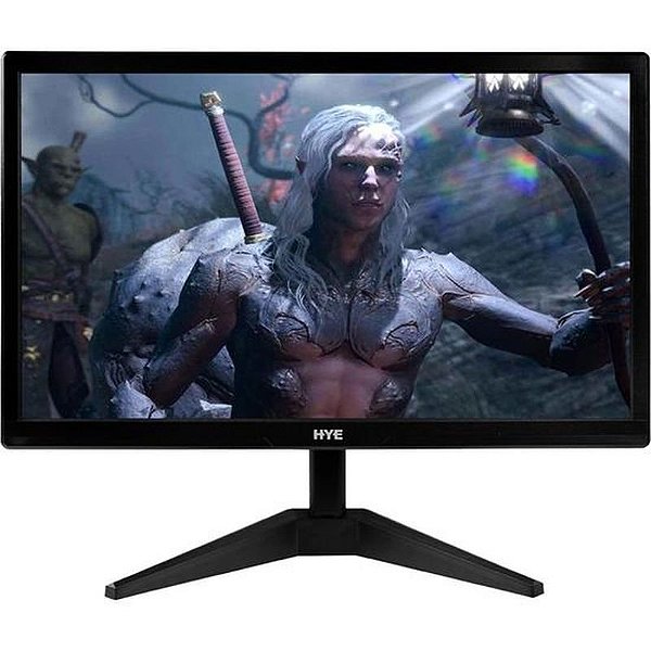 Monitor Hye 15.6 LED HD com Conexões HDMI e VGA - Modelo HY16BLM