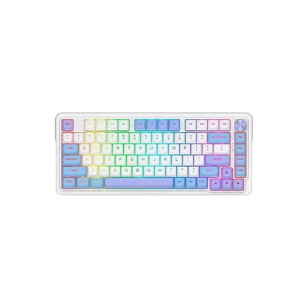 Teclado Mecânico Gamer Redragon Ucal Max K673WBP RGB 75% - Branco