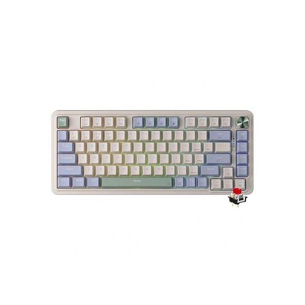 Teclado Mecânico Redragon K673CPG-RGB Pro Wireless 75% com Retroiluminação RGB