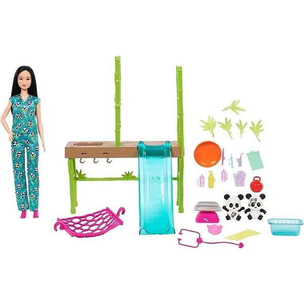 Boneca Barbie Cuidado E Resgate Panda - Mattel