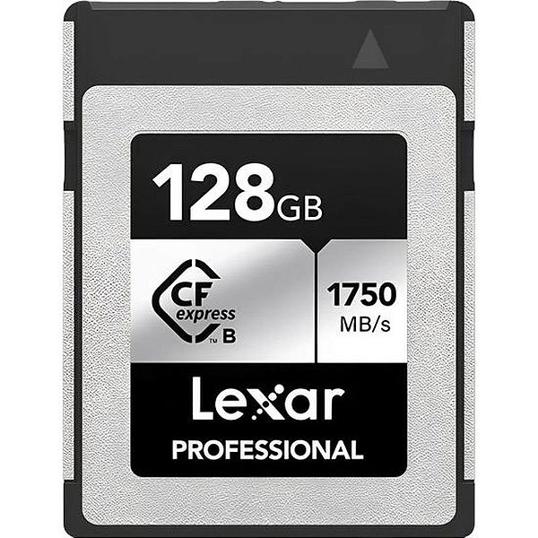 Cartão de Memória CFexpress Lexar Professional Tipo B 128GB 1750MB/s 1300MB/s