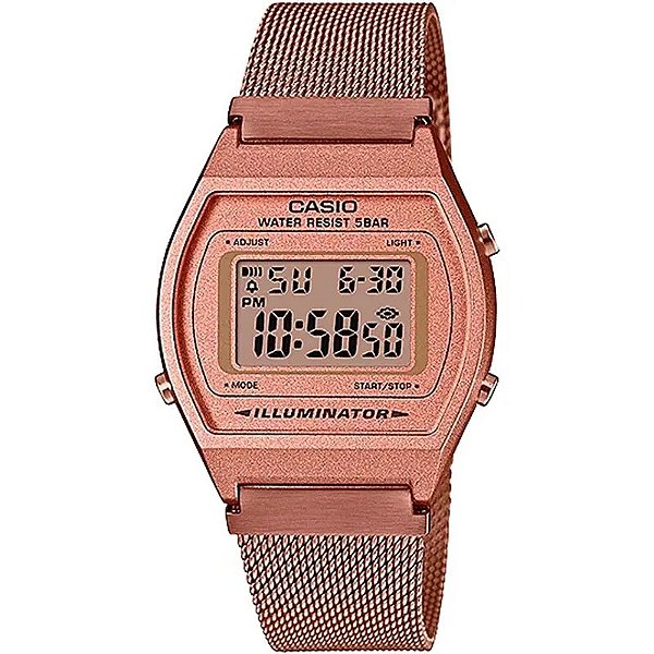 Relógio Digital Feminino Casio B640WMR-5ADF - Elegância e Praticidade Sem Estojo