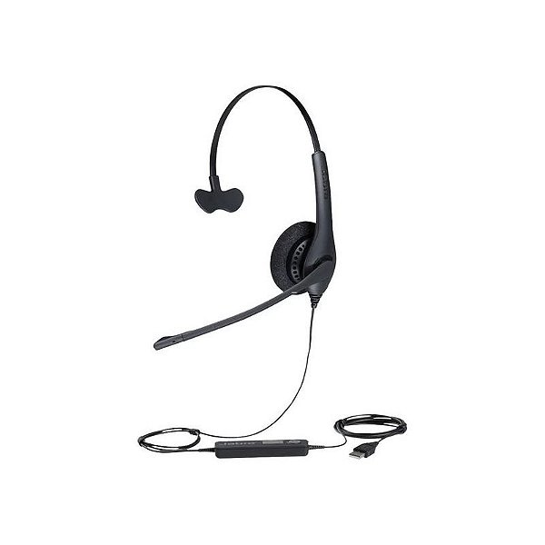 Headset Jabra GN Biz 1500 Mono USB com Cancelamento de Ruído - Preto