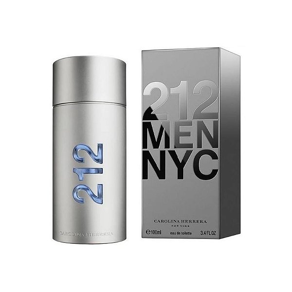 Perfume Masculino Carolina Herrera 212 Men NYC Eau de Toilette 100 ML