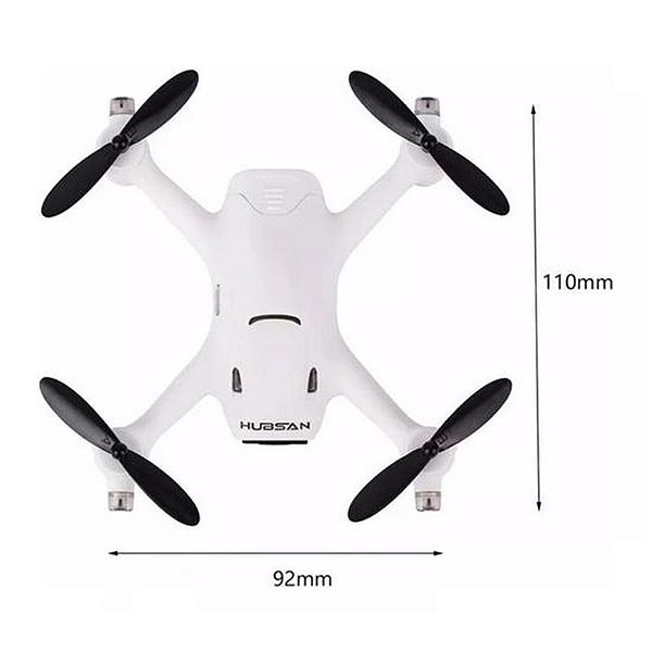 Droner Hubsan H107C+ com Câmara Integrada - Quadricóptero Avançado