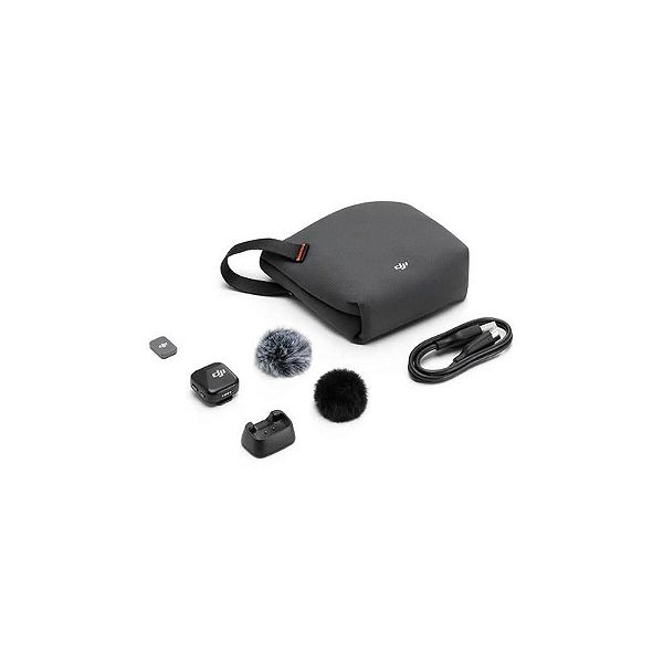 Transmissor Sem Fio Dji Mic Mini - Preto Infinito