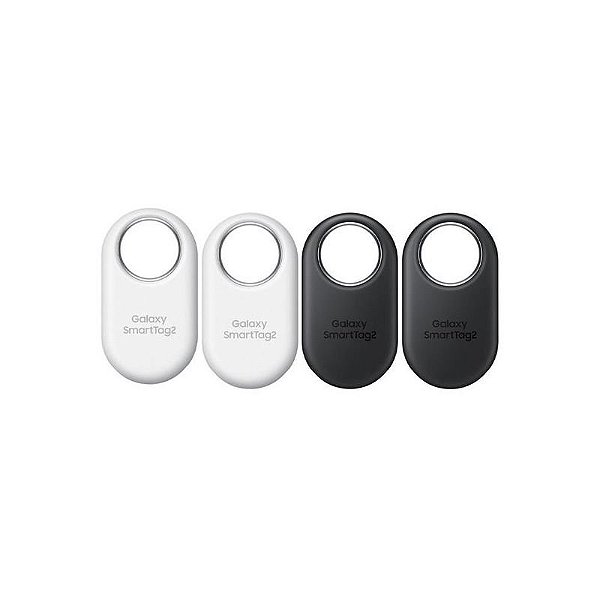 Kit com 4 Rastreadores Samsung Galaxy EI-T5600 SMARTAG2 Bluetooth - Preto / Branco
