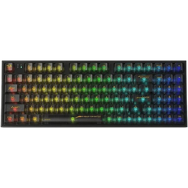 Teclado Gamer Redragon Irelia Pro K658CTB-RGB-PRO - Inglês, Hot-Swap, 3 Modos