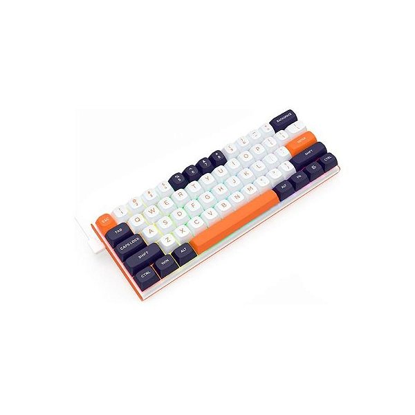 Teclado Magnético Redragon K683WBO-RGB-M RGB Layout 60% USB-C - Branco