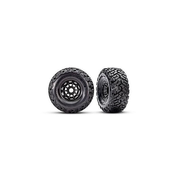 Rodas Traxxas Maxx Slash Pretas 17MM Lado Esquerdo e Direito 10272