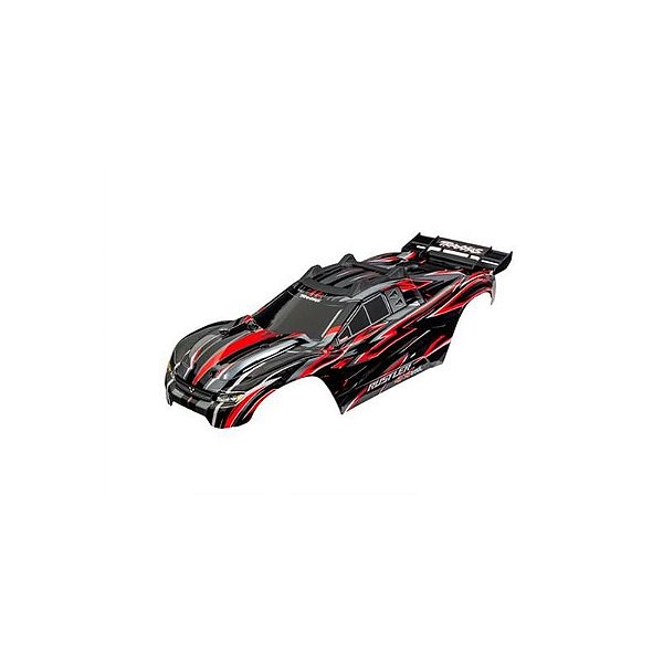 Bolha Traxxas Rustler 4WD VXL Vermelha 6785-Red - Carro RC Aerodinâmico