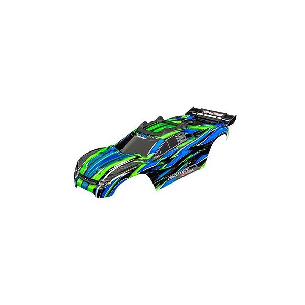 Bolha de Carro RC Traxxas Rustler 4WD VXL Verde 6785-GRN