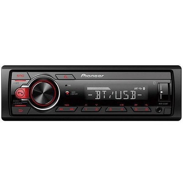 Toca Rádio Pioneer MVH-S215BT - Reprodutor MP3 50W com USB. Aux. Bluetooth & Rádio AM/FM