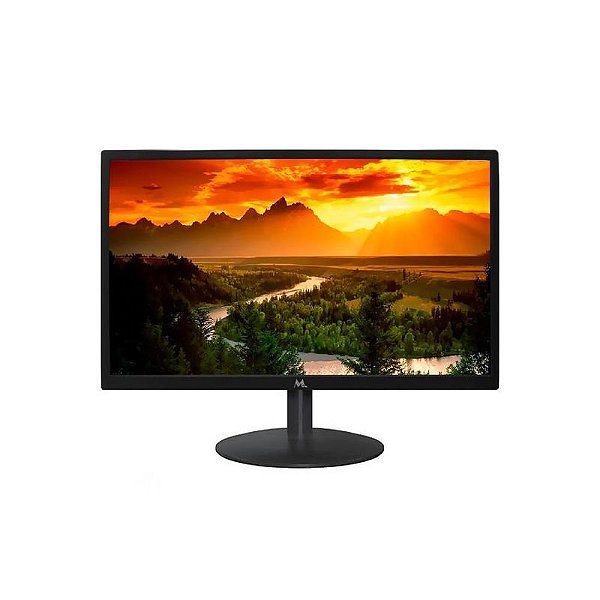 Monitor Mtek MS20NHT HD 20 Polegadas Preto - Produto Novo de Alta Qualidade