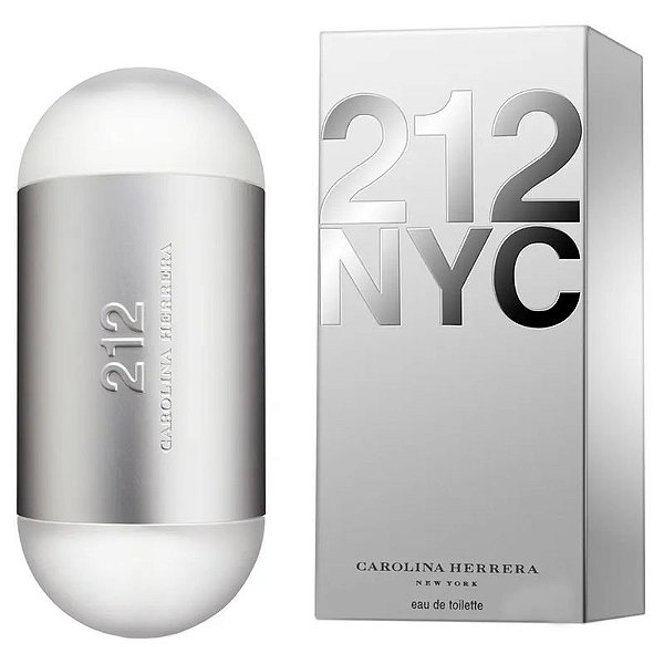 Perfume Feminino Carolina Herrera 212 NYC EDT 60mL - Elegância e Sofisticação