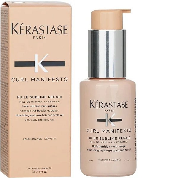 Óleo Reparador Kérastase Curl Manifesto - Tratamento Capilar 50Ml