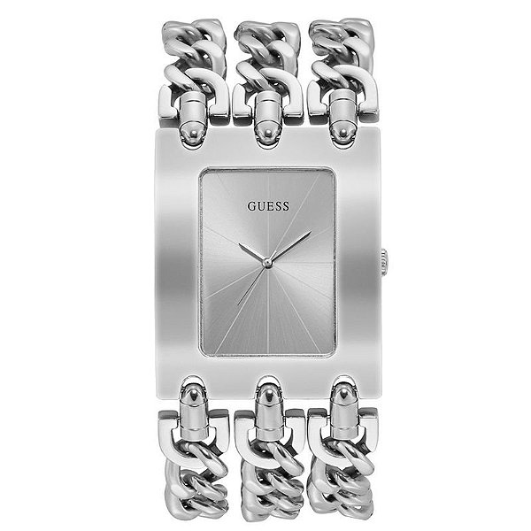 Relógio Feminino Guess Heavy Metal W1274L1 - Elegância e Estilo Moderno