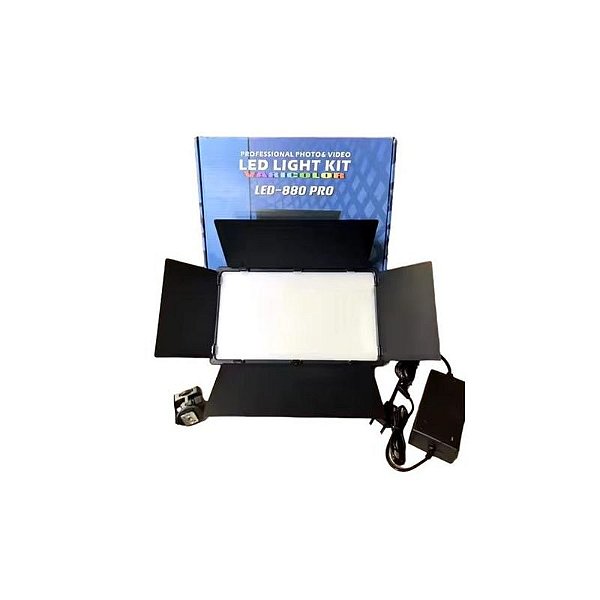 Kit de Iluminação LED 880 Pro - Solução Profissional para Ambientes Iluminados