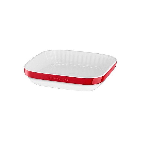 Assadeira Kitchenaid KBLR09AGER 9 - Color Branco e Vermelho