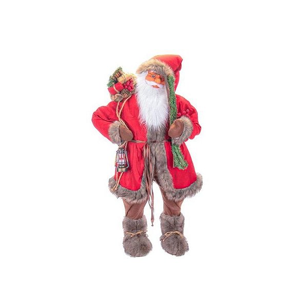 Boneco Natalino Papai Noel de 100cm com Acabamento Premium