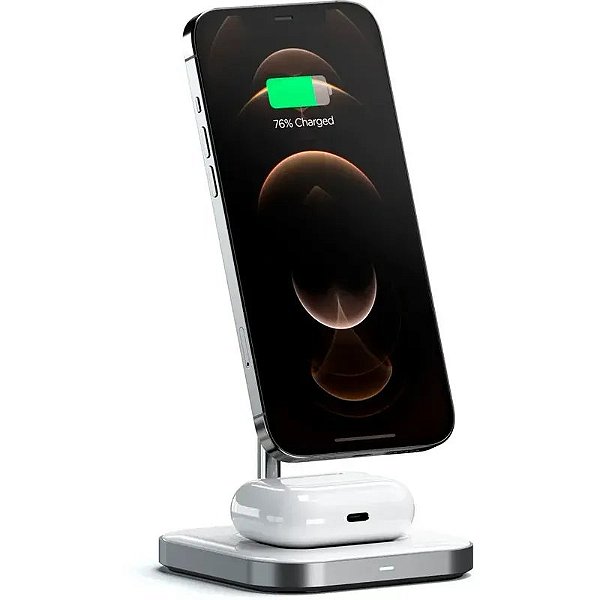 Carregador Magnético Sem Fio Satechi ST-WMCS2M - Suporte Eficiente e Prático