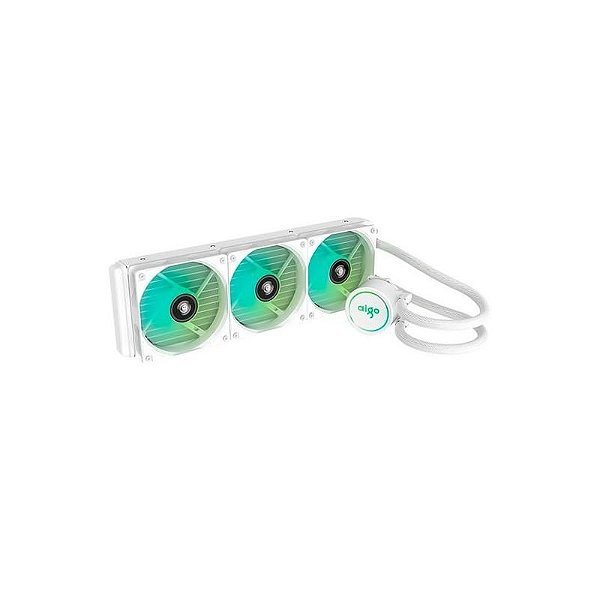 Cooler para Processador Aigo AC 360 RGB - Branco com Iluminação LEDs