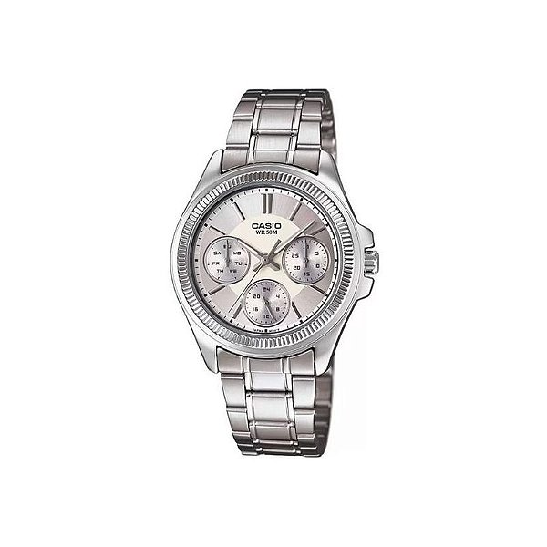 Relógio Casio Unissex Prata LTP-2088D-7AVDF - Elegância e Durabilidade