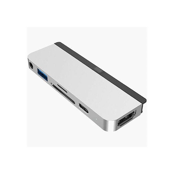 Adaptador Multifuncional Usb-C 6 Em 1 - Prata