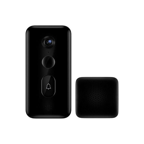 Campainha Inteligente Xiaomi Smart Doorbell 3 - Vídeo 2K Wi-Fi Preta