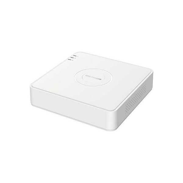 Gravador de Vídeo Hikvision 4 Canais Full HD AcuSense Branco