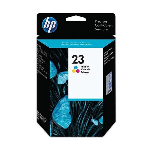 Cartucho De Tinta Colorida Hp 23 De 30Ml - Modelo C1823D